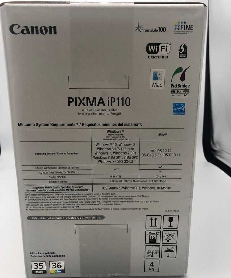 canon ip110 instruction manual