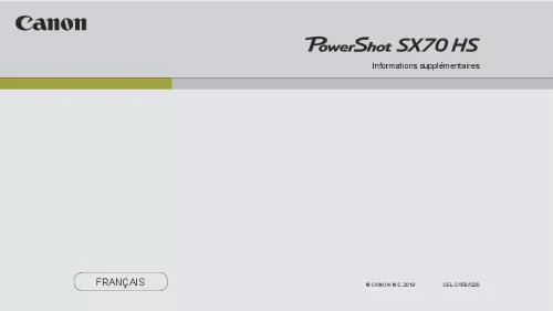 canon powershot sx70 hs instruction manual