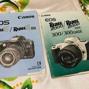 canon rebel 2000 instruction manual