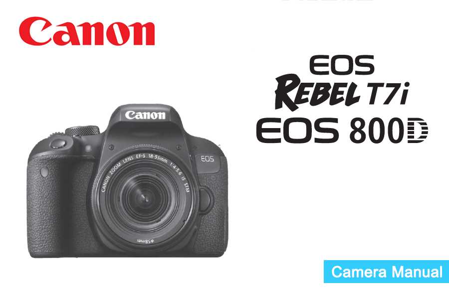 canon rebel t7i instruction manual