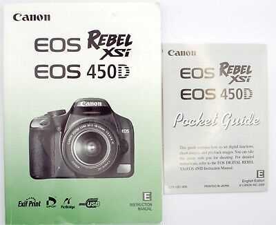 canon rebel xsi instruction manual