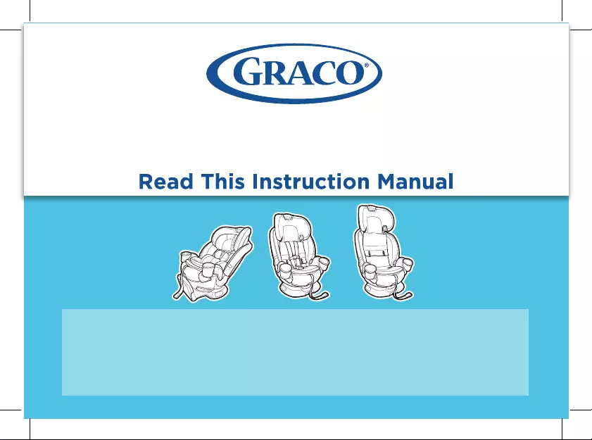 car seat instruction manual