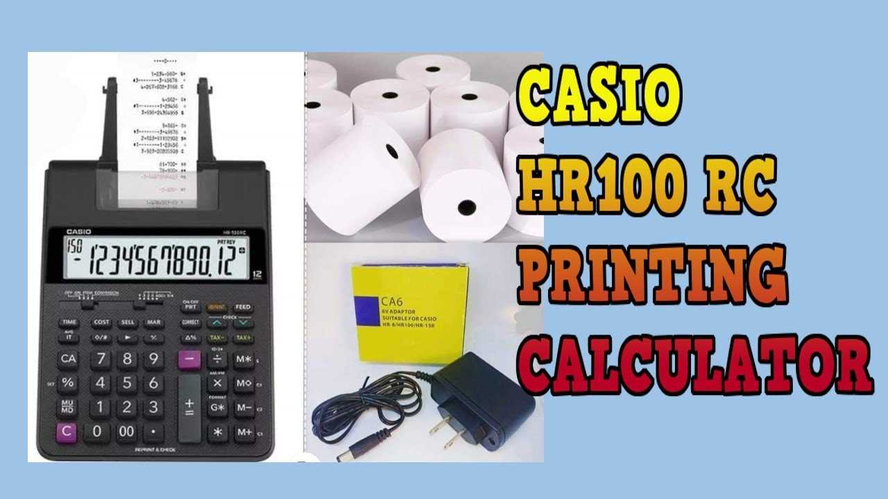 casio hr 200rc instruction manual