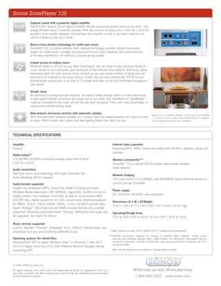 sonos zp120 instruction manual