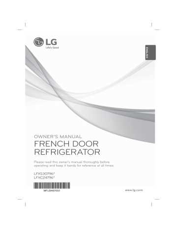 lg refrigerator instruction manual