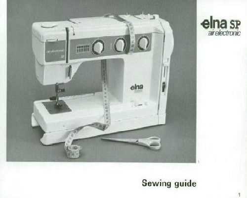 elna 5000 sewing machine instruction manual