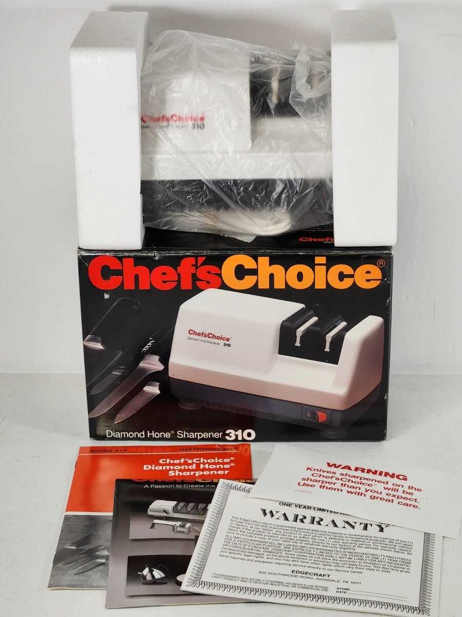 chefs choice 310 instruction manual