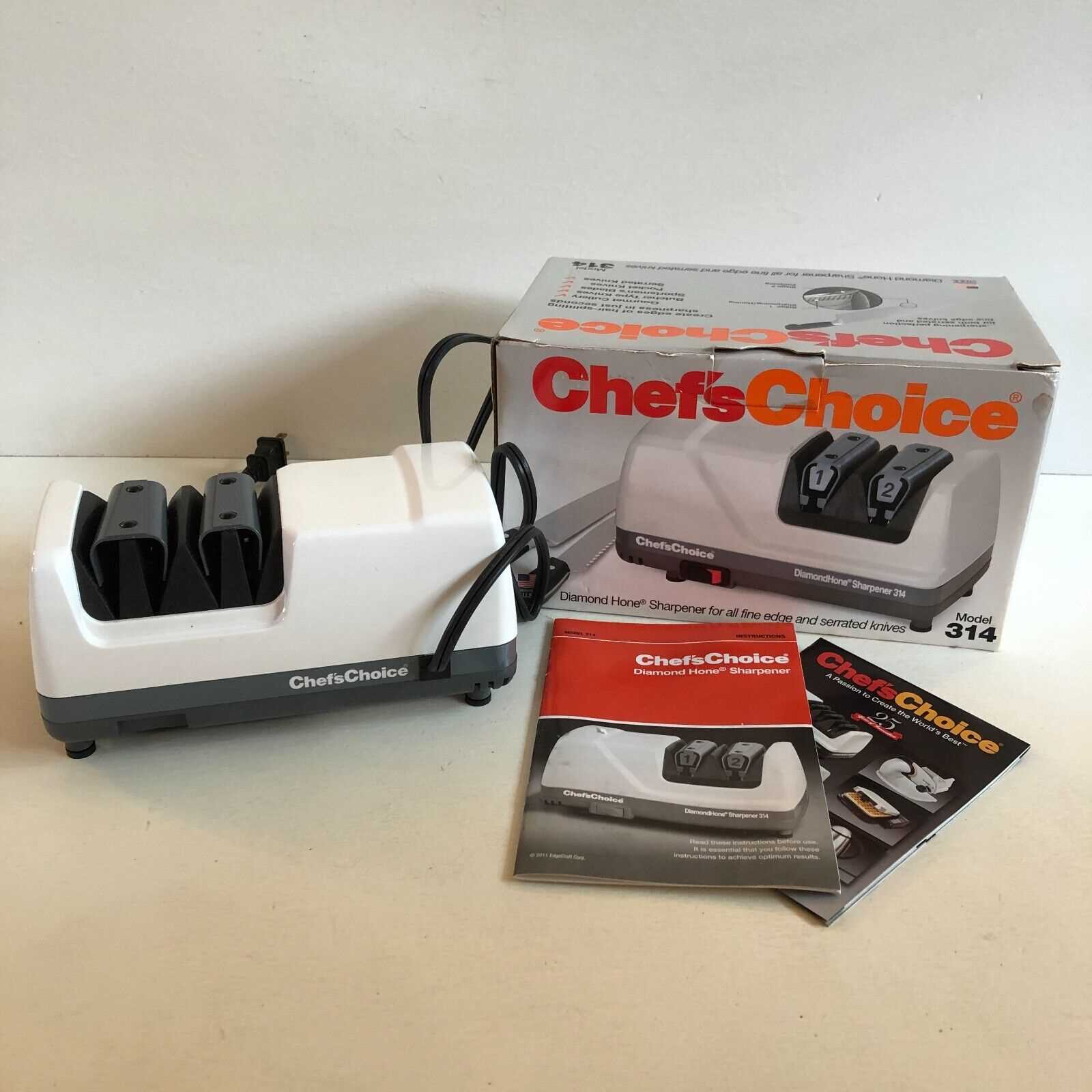 chefs choice manual knife sharpener instructions