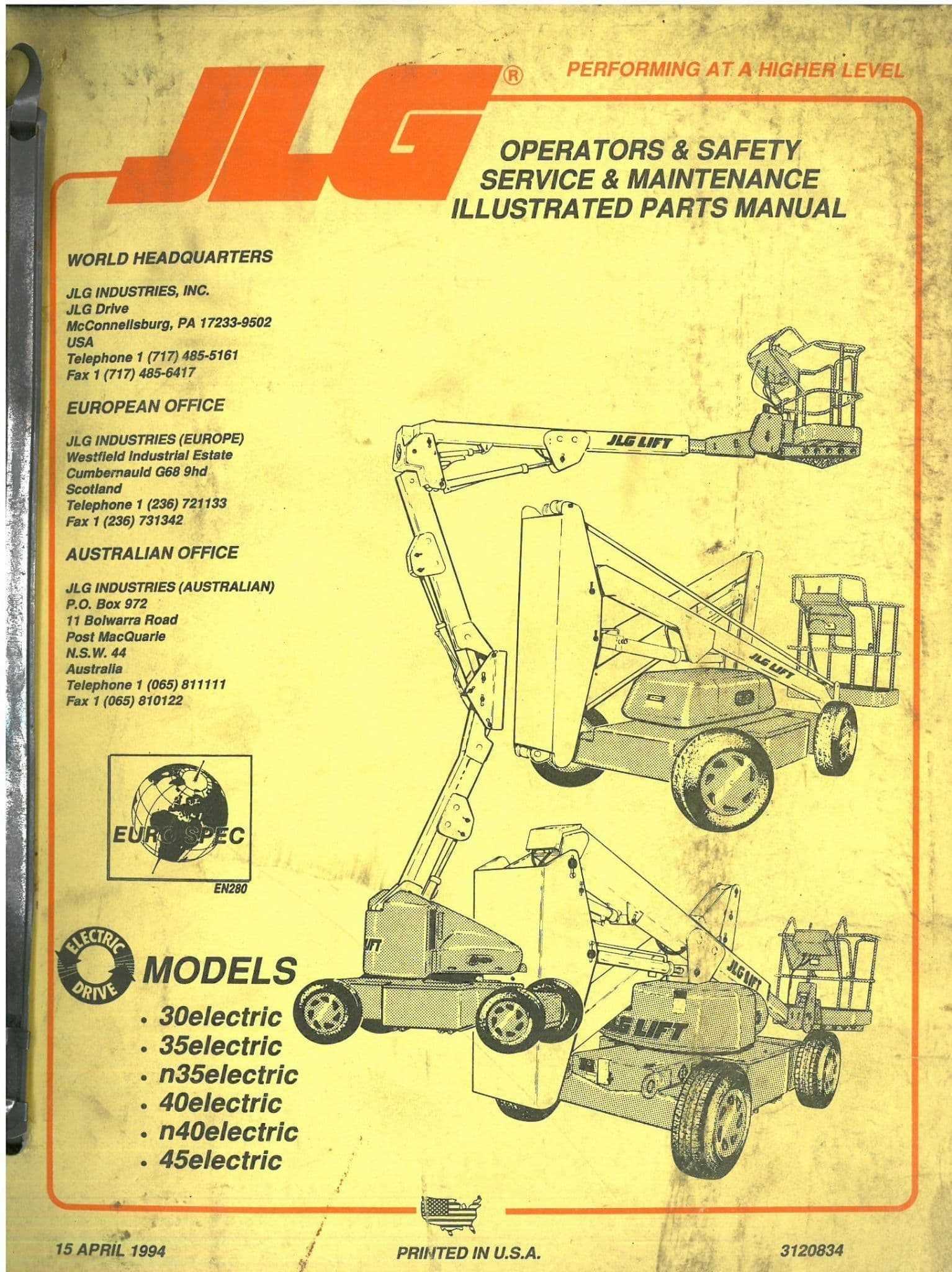 cherry picker instruction manual