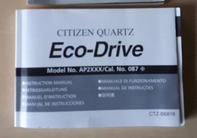 citizen aqualand promaster instruction manual