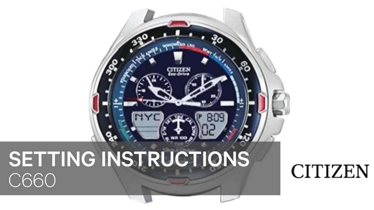 citizen calibre 8700 instruction manual