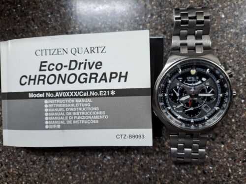 citizen watches instruction manuals