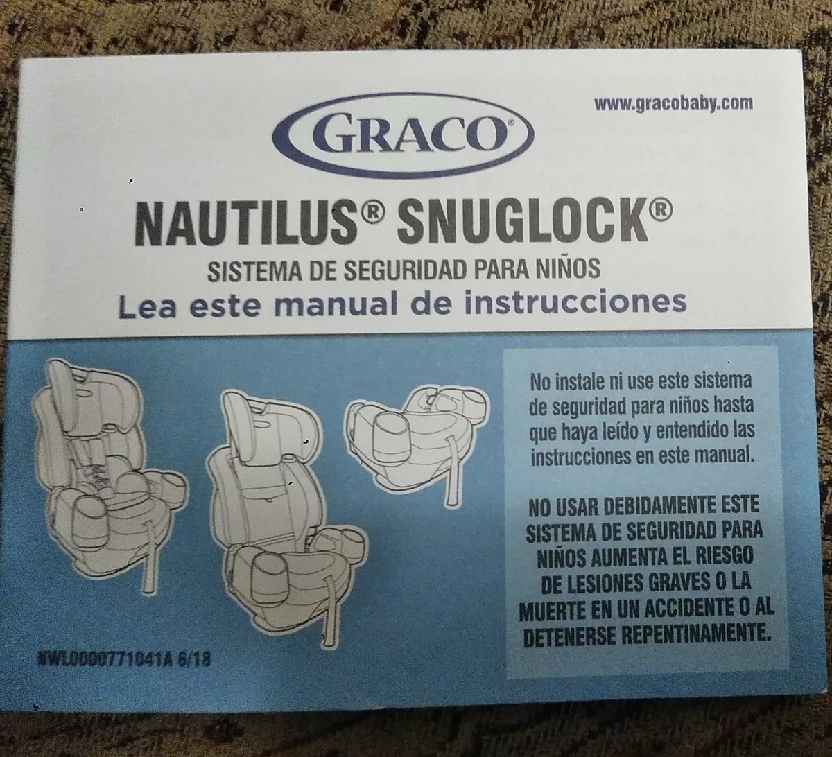 graco nautilus instruction manual