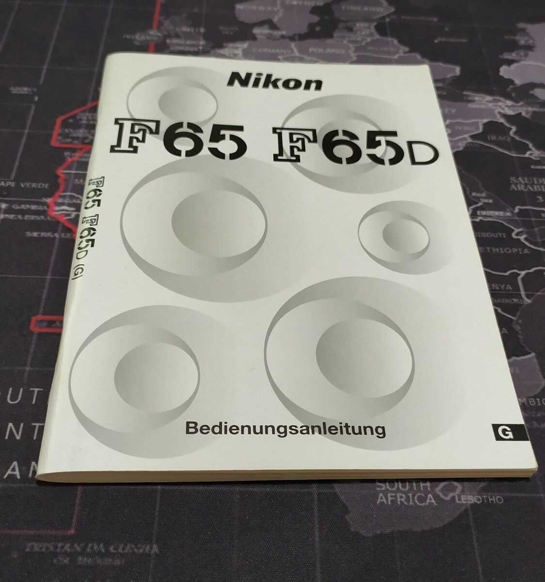 nikon f65 instruction manual