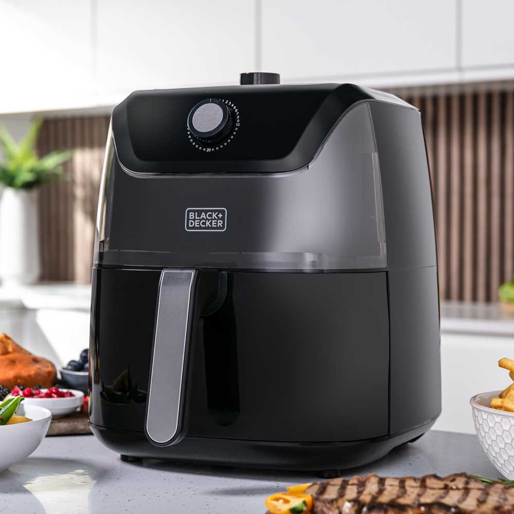 black and decker air fryer instruction manual