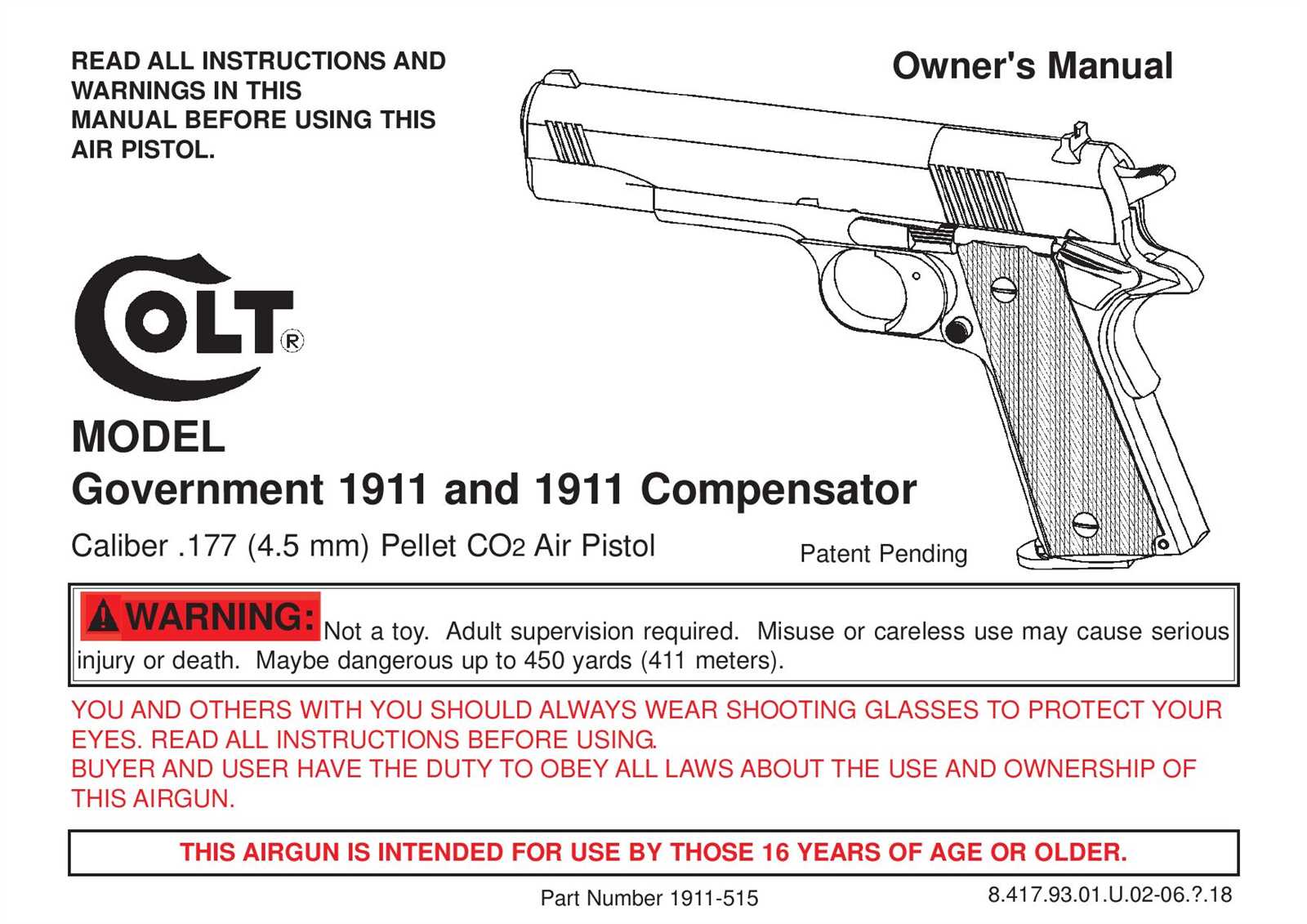 colt 1911 instruction manual