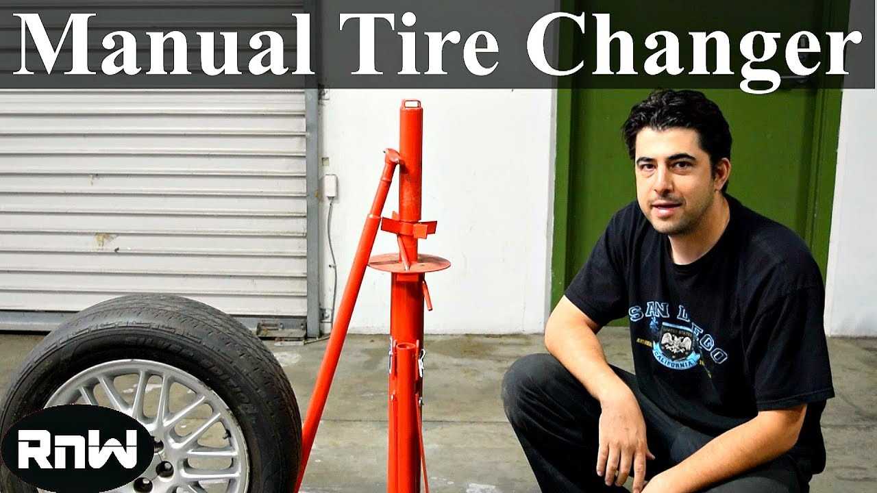 manual tyre changer instructions