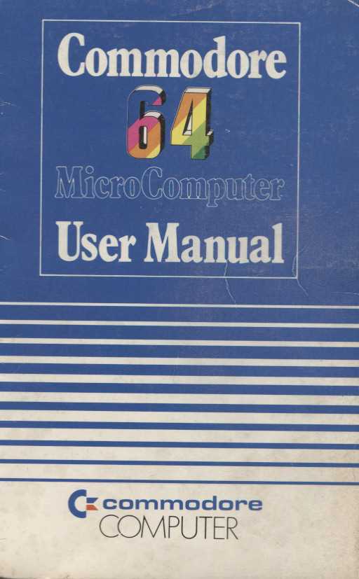 commodore 64 instruction manual