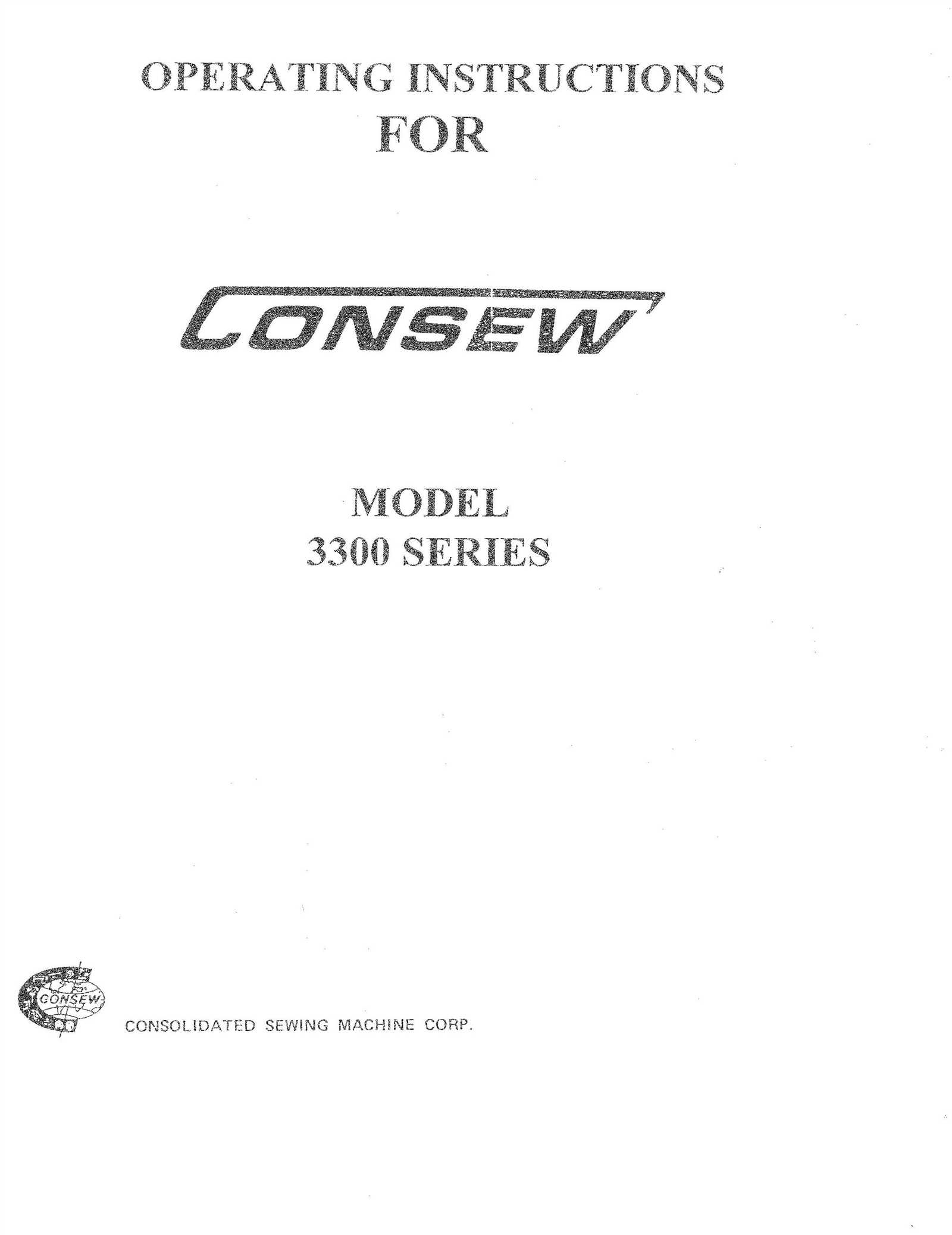 consew 220 instruction manual