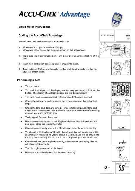 accu chek instructions manual