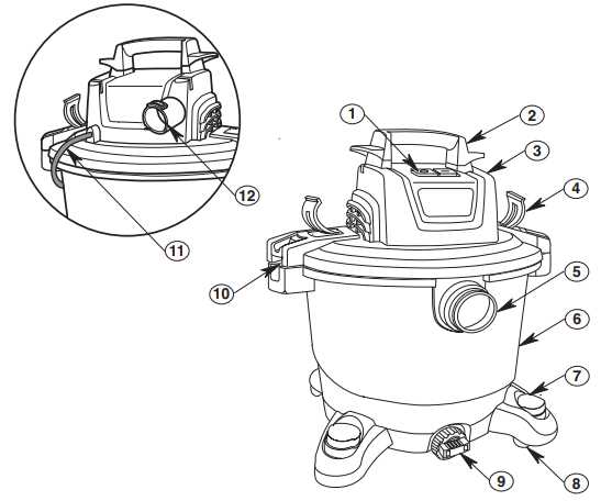 craftsman shop vac instruction manual