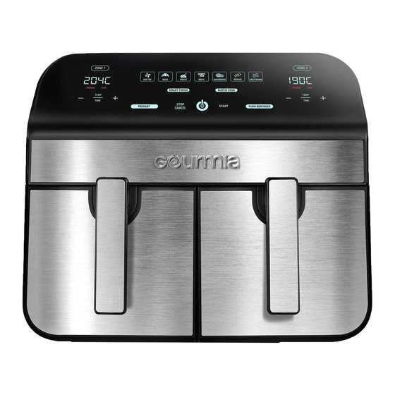 instruction manual for gourmia air fryer