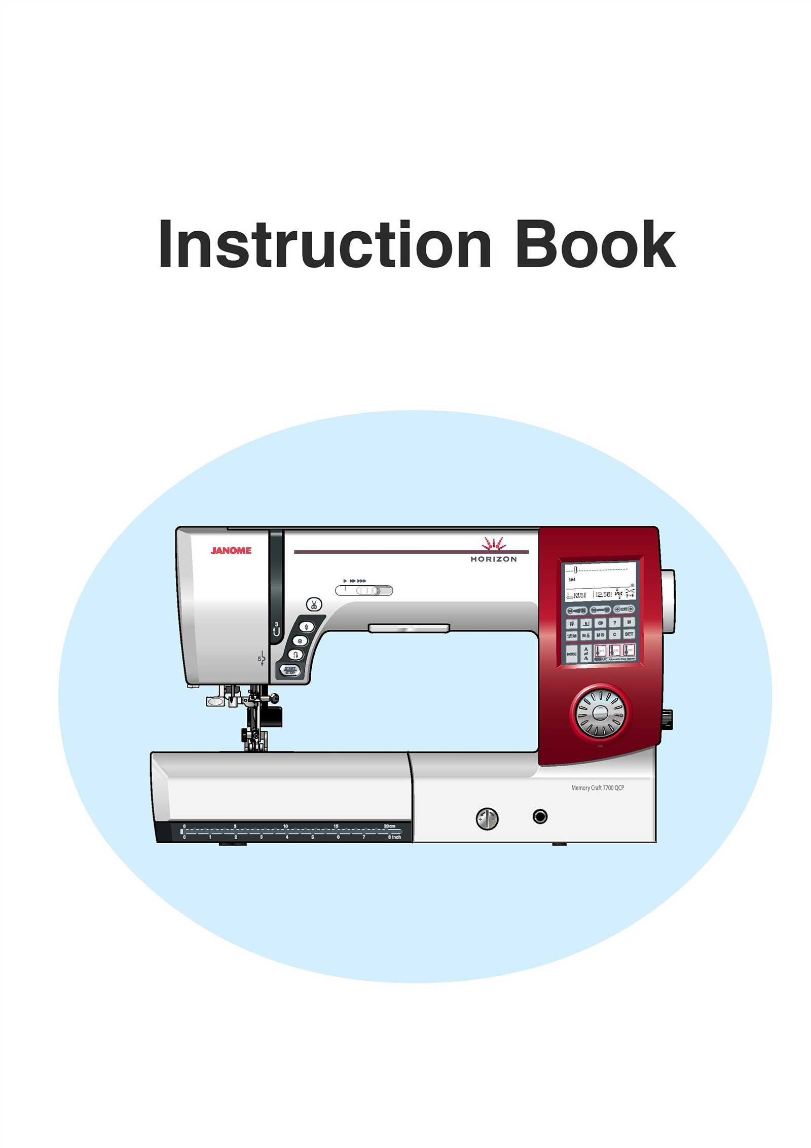 janome memory craft 11000 instruction manual