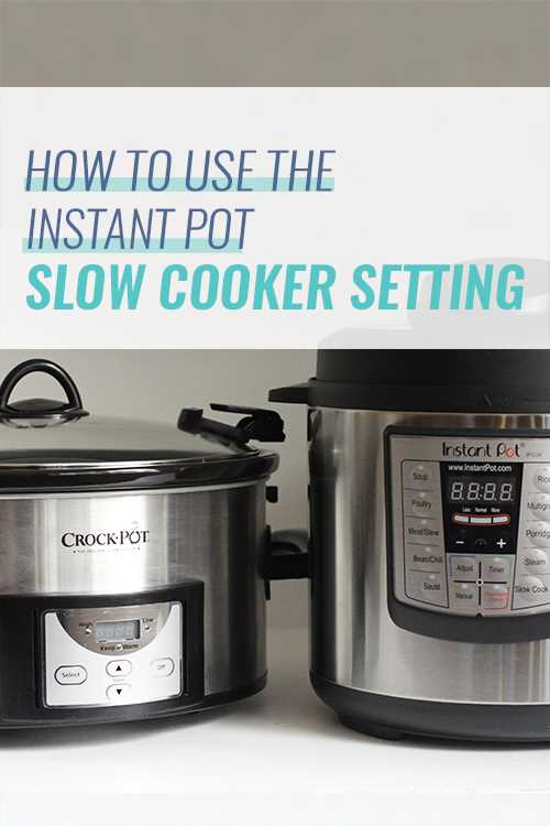 crock pot instant pot instruction manual