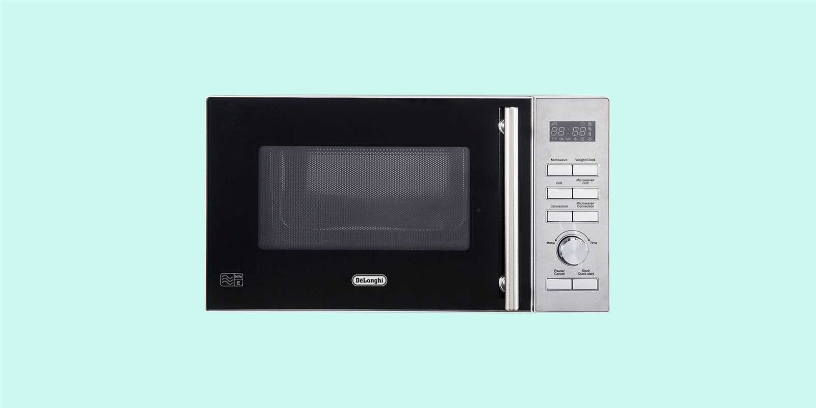 delonghi microwave oven with convection and grill instruction manual