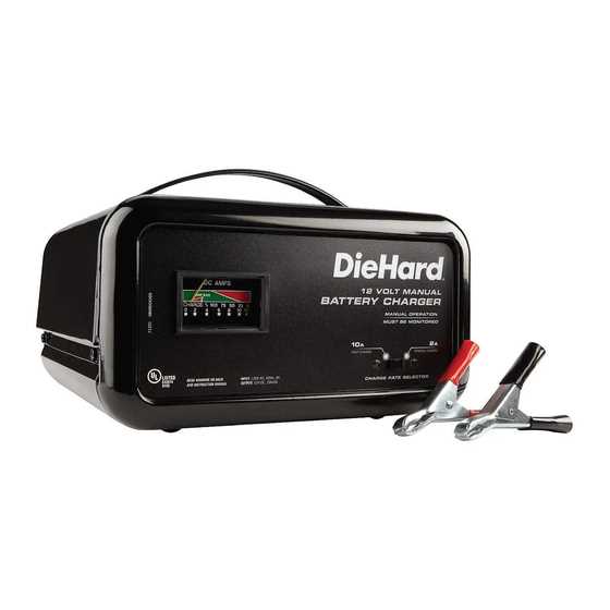 diehard manual battery charger instructions