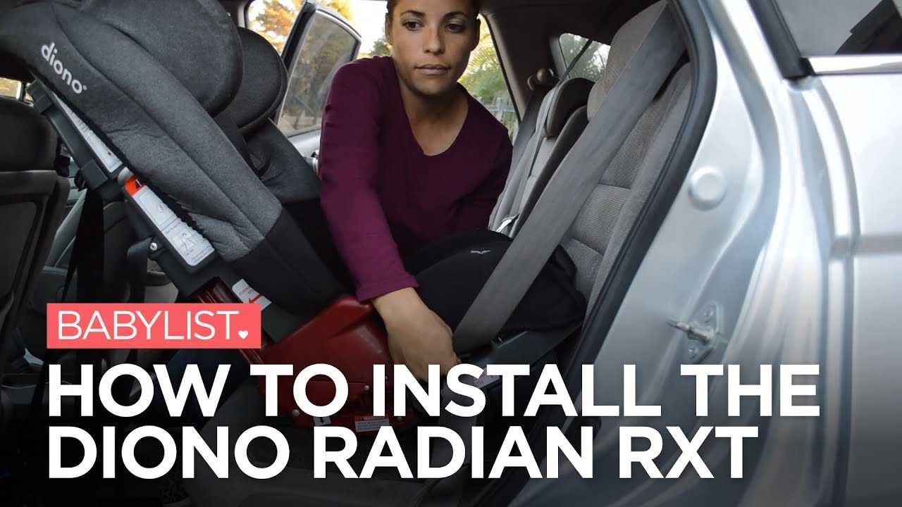 diono radian r100 instruction manual