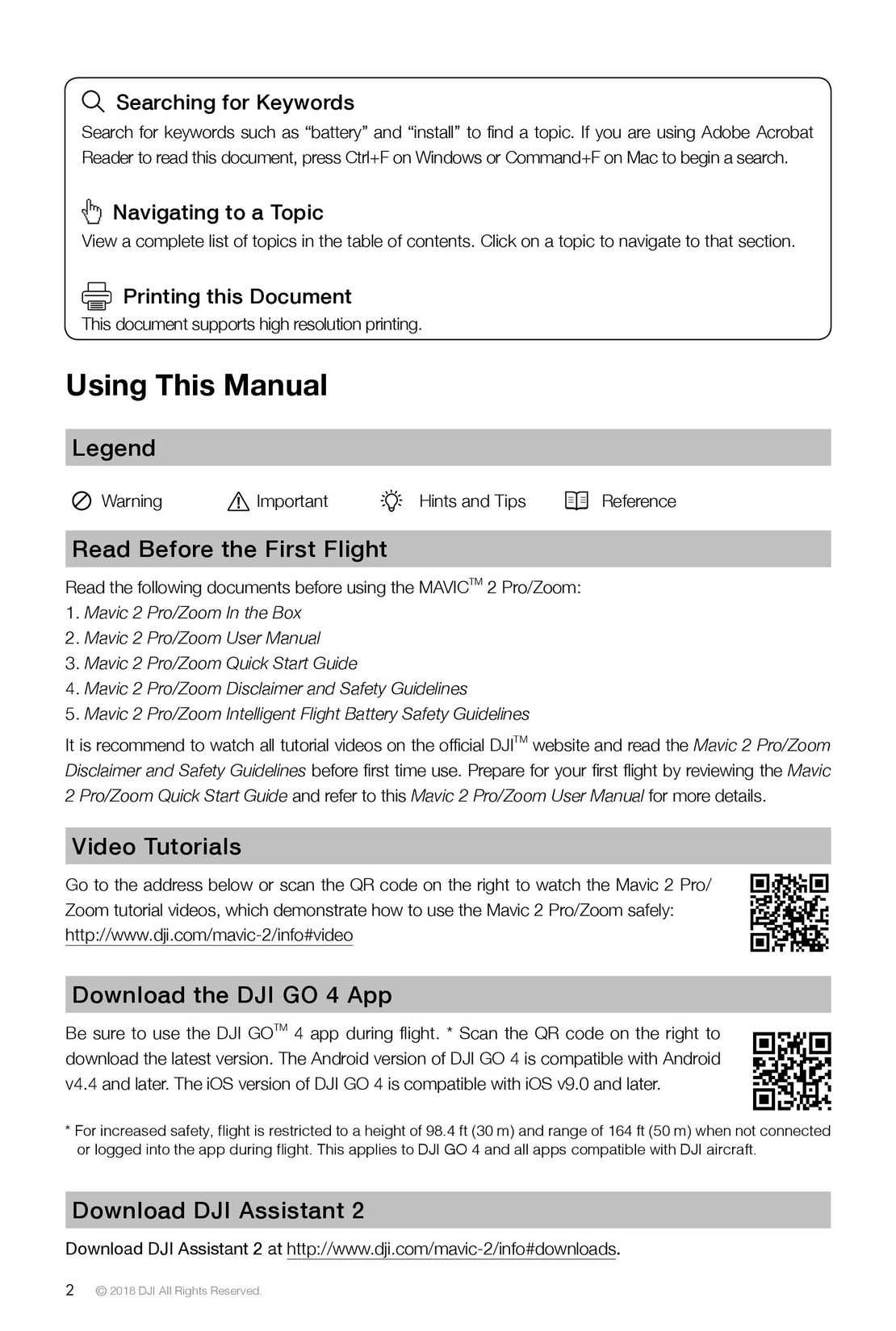 dji mavic pro 2 instruction manual