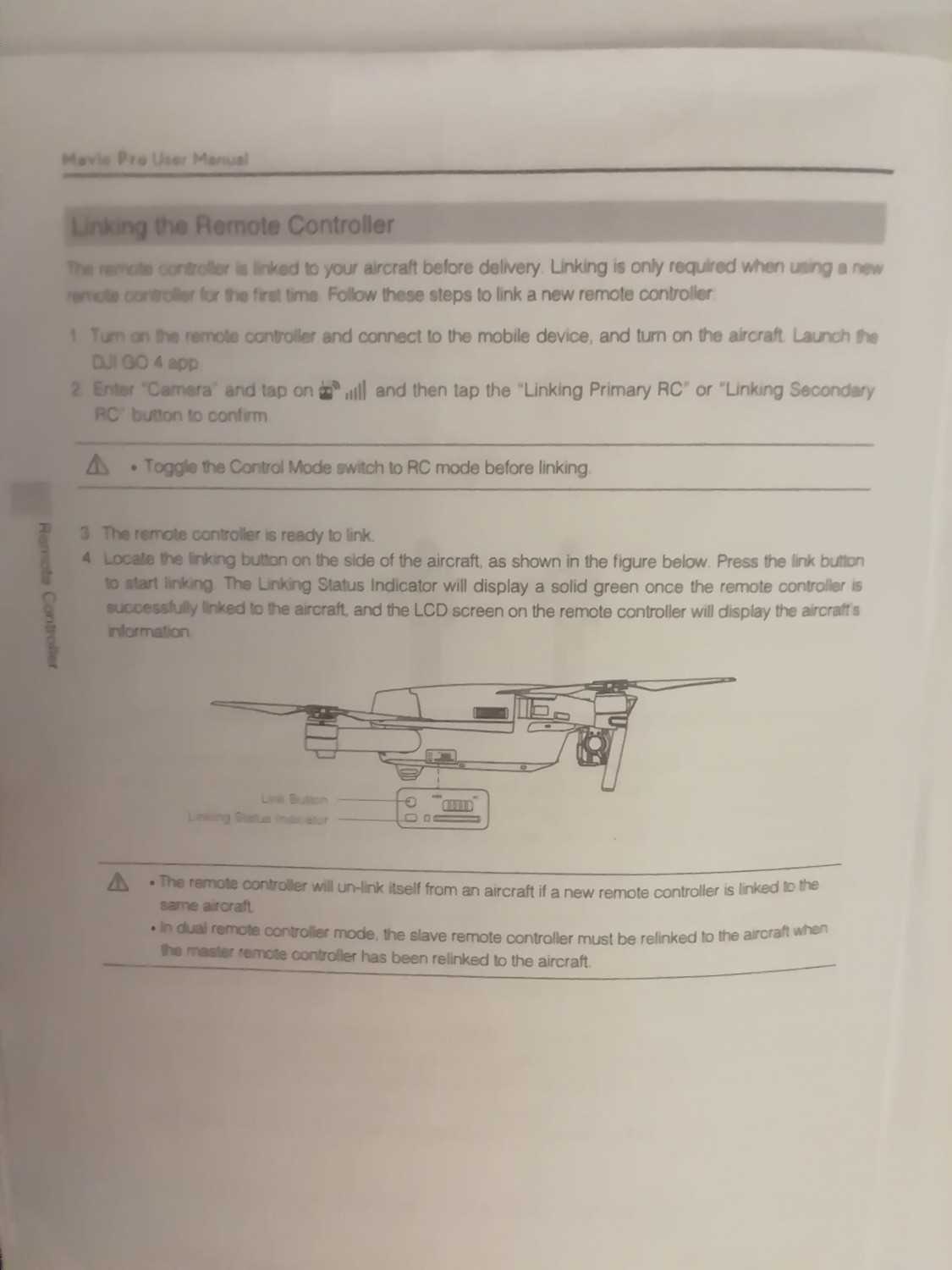 dji mavic pro platinum instruction manual