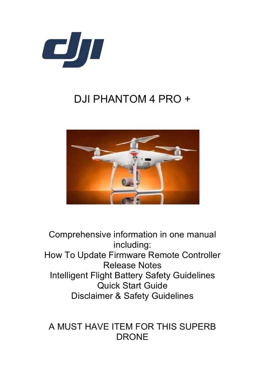 dji phantom 4 instruction manual