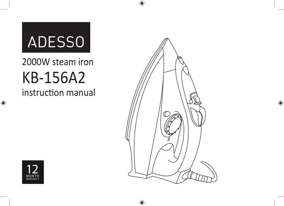 steam iron instruction manual