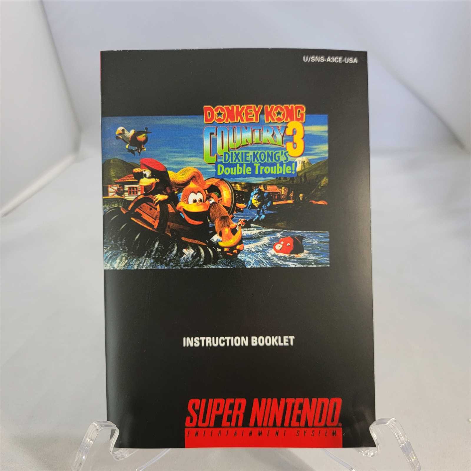 donkey kong country 3 instruction manual