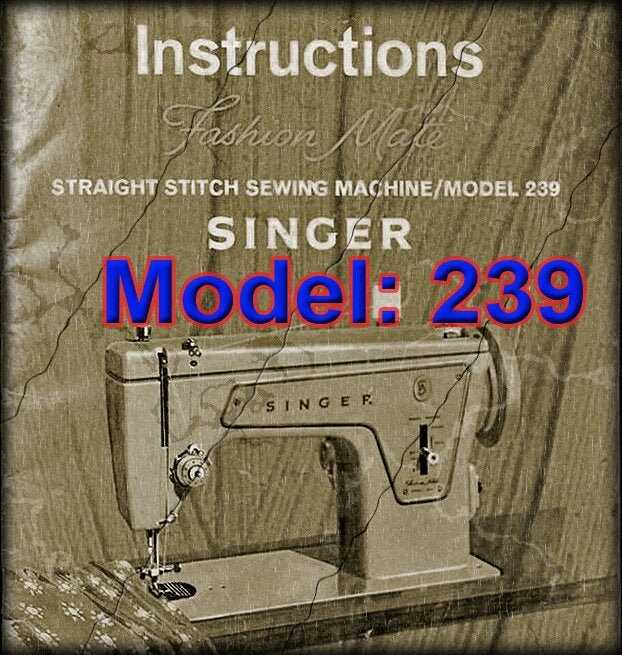 singer sew mate instruction manual