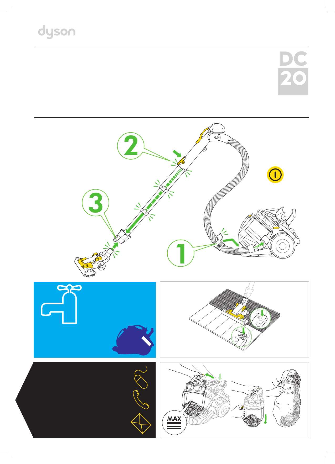 dyson vacuum cleaner instruction manual