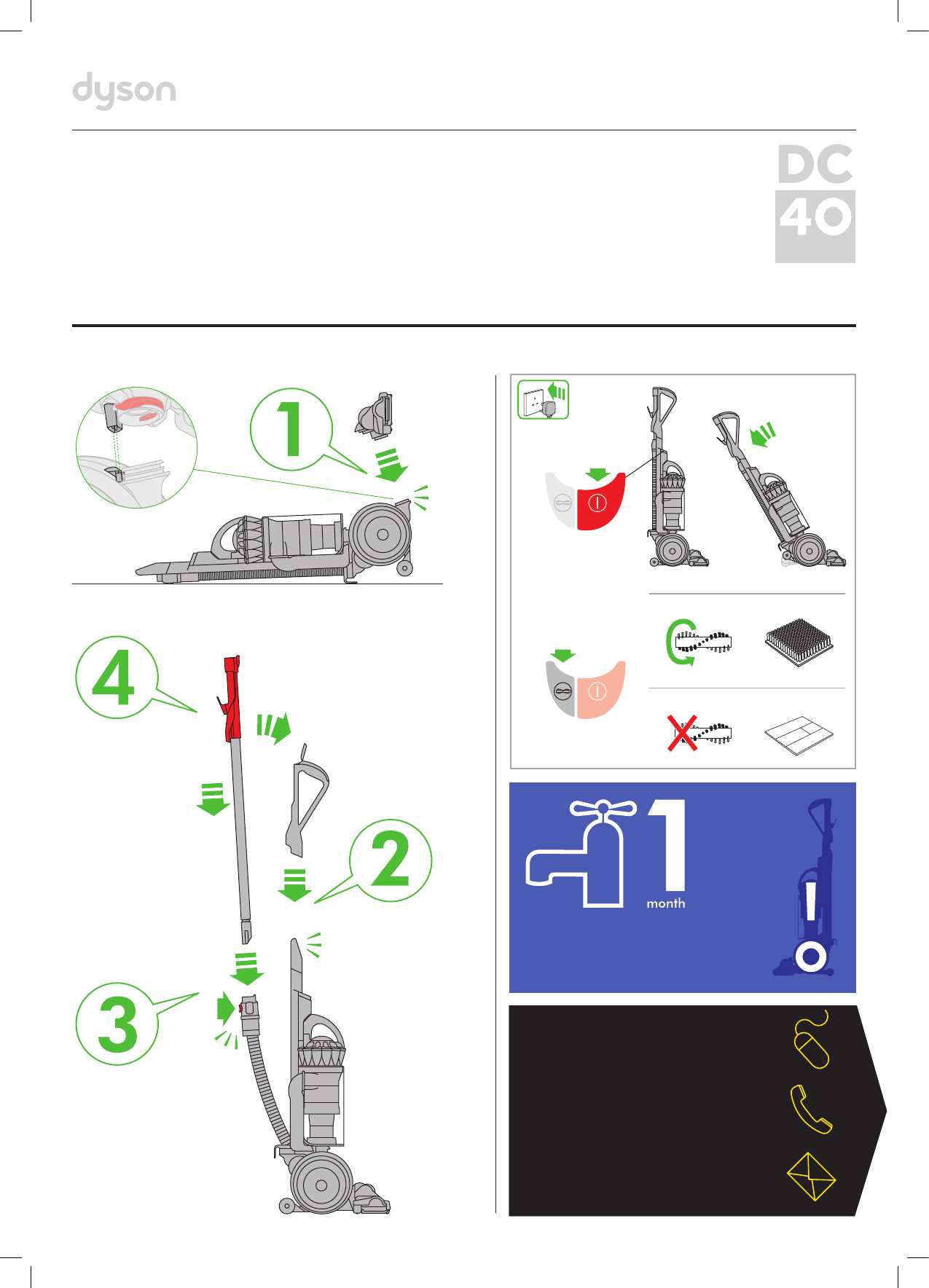 dyson cordless vacuum instruction manual