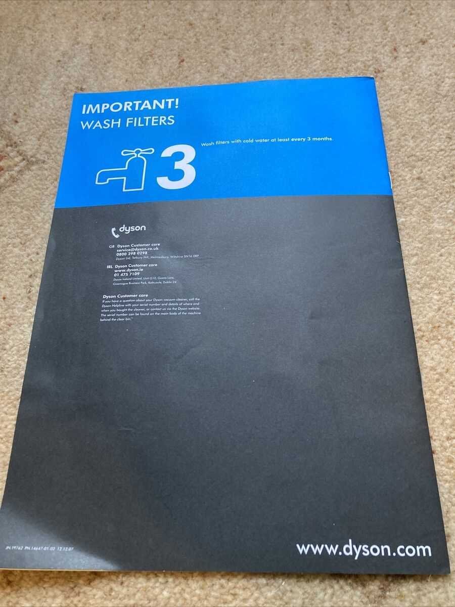 dyson v11 animal instruction manual