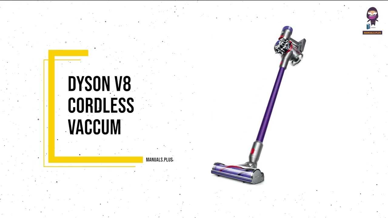 dyson v8 absolute instruction manual