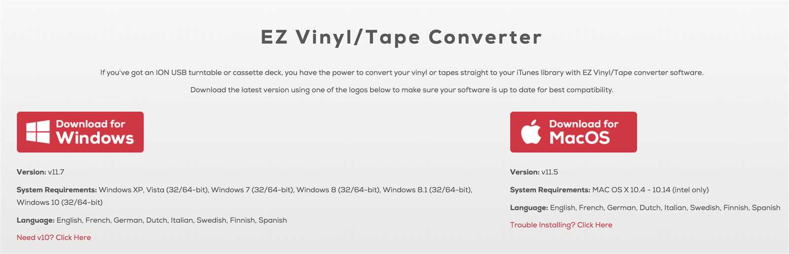 ion tape express instruction manual