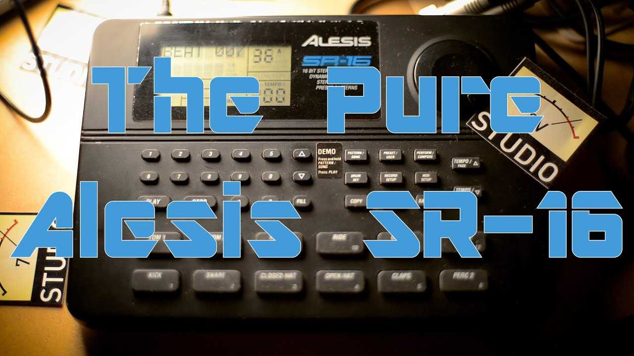 alesis sr 16 instruction manual