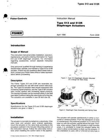 fisher 8532 instruction manual