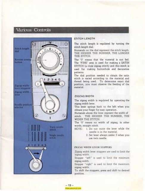 instruction manual for brother sewing machine