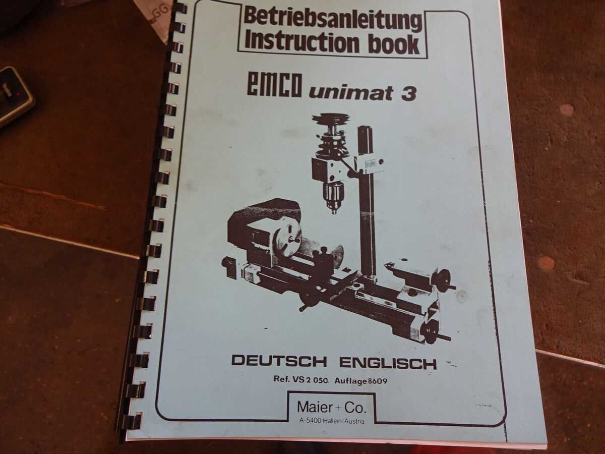 emco unimat 3 instruction manual