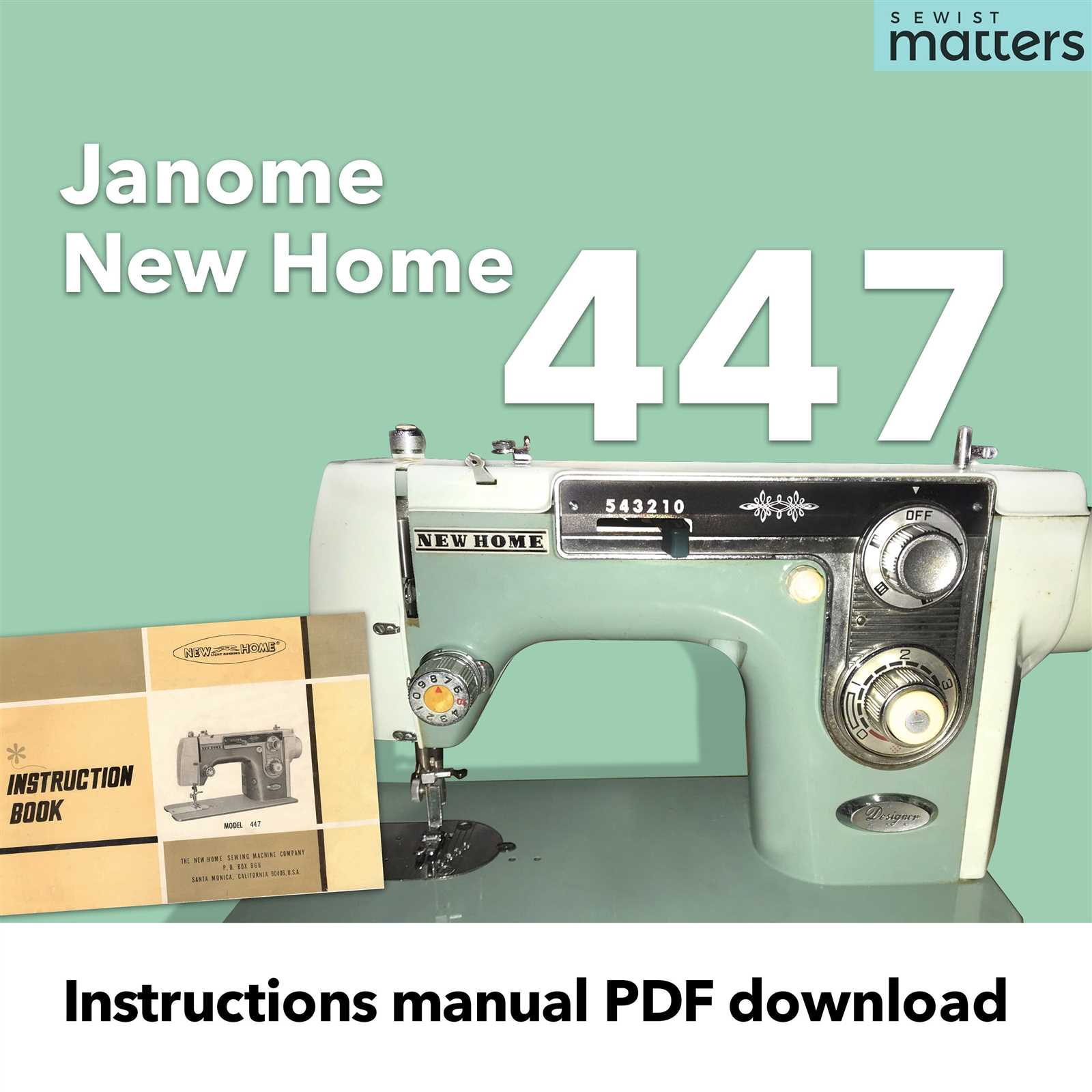 janome 3434d instruction manual