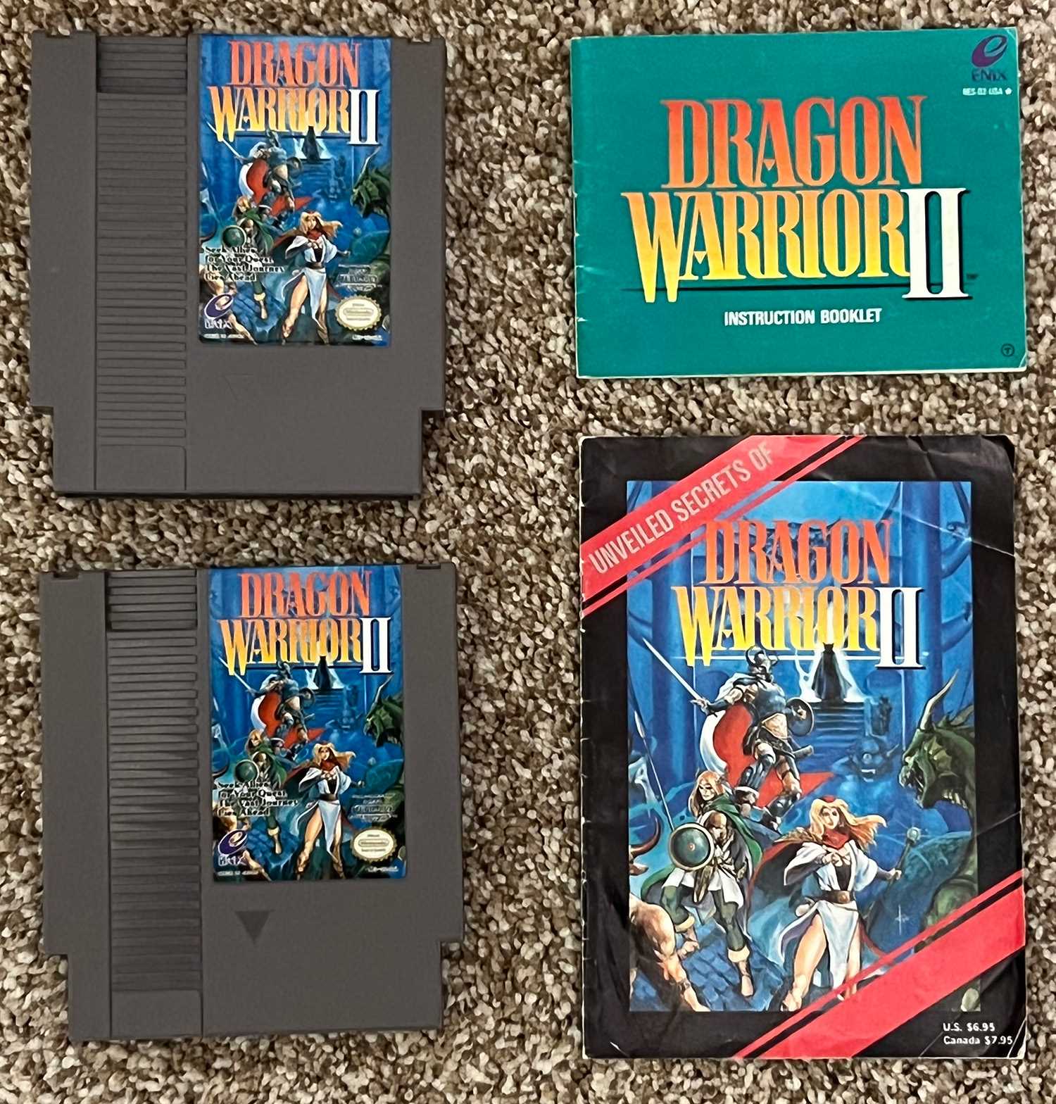 dragon warrior instruction manual