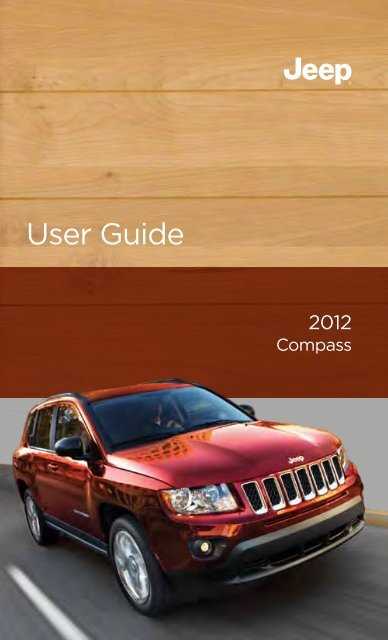 jeep compass instruction manual