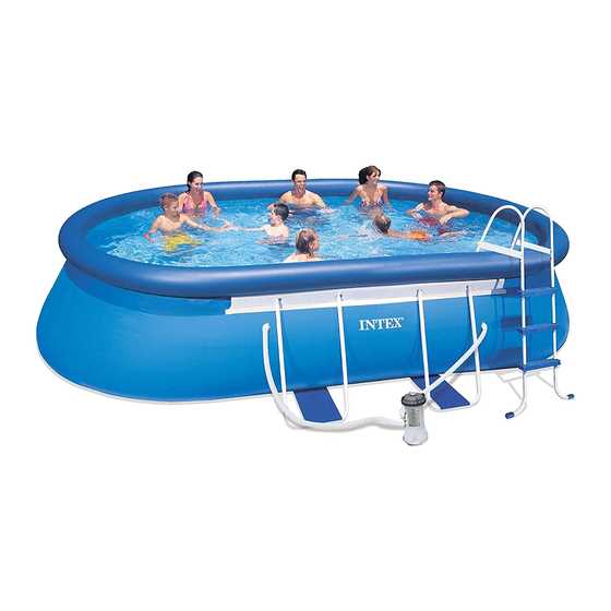 intex above ground pool instruction manual